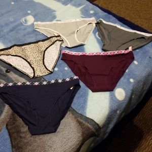 5 pairs of Victoria secret bikini panties